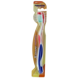 Purodent X-Shape Soft Toothbrush with Tongue Cleaner, 1 pc