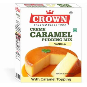 مزيج بودنج كراميل فانيليا من كروان كريما 90غ