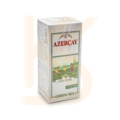 Azercay Green Tea W/Thyme Tea Bags 25B