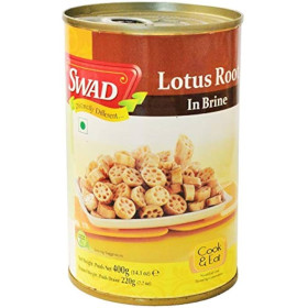جذور اللوتس في محلول ملحي جاهزة للأكل 400 جرام