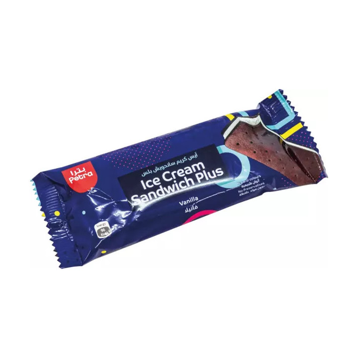 Petra Vanilla Ice Cream Sandwich, 70 g