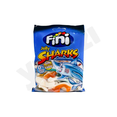 Fini Jelly Sharks 80Gm