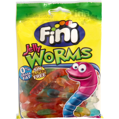 Fini Sour Worms Jelly 100Gm