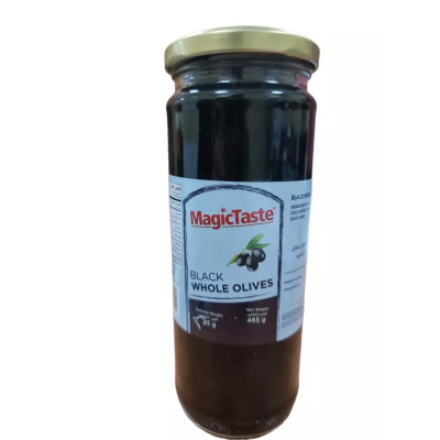 Magic Taste Black Whole Olives 465Gm