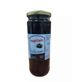Magic Taste Black Pitted Olives 440Gm