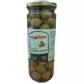 Magic Taste Green Stuffed Olives 450Gm