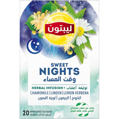 Lipton Sweet Nights Herbal Tea Bags 20 Bags