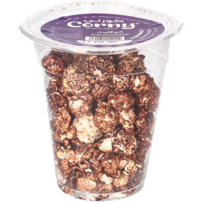 Corny Chocolate Popcorn Glass 40 Gram