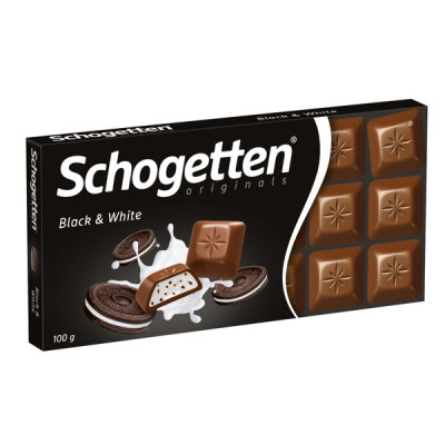 Schogetten Choco Black and White 100Gm