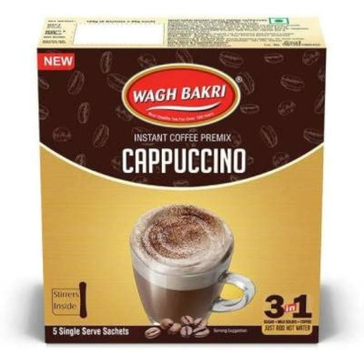 Wagh Bakri Cappuccino Coffee 125Gm