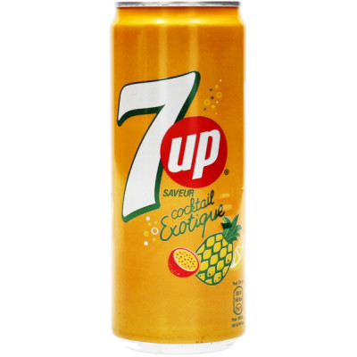 7Up Cocktail Exotic Soft Drink 330Ml