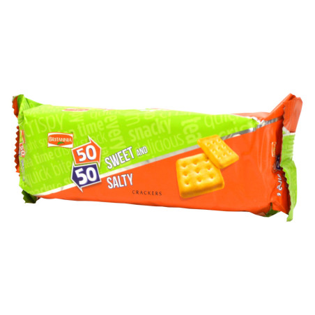 Britannia Fifty Fifty Biscuit 71G