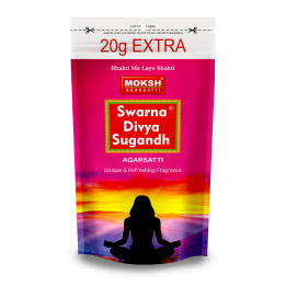 Moksh Swarna Divya Sugandh Flat Incense Sticks, 1 pack
