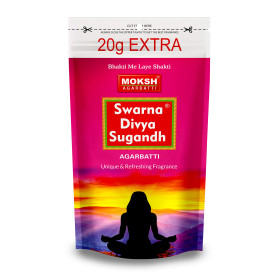 Moksh Swarna Divyasugandh Agarbatti Flat Pack 1Pkt