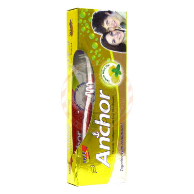 Anchor Lemon Mint Gel Tooth Paste With Brush 125Ml