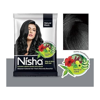 Nisha Black Nenna Based Hair Colour 10Gm