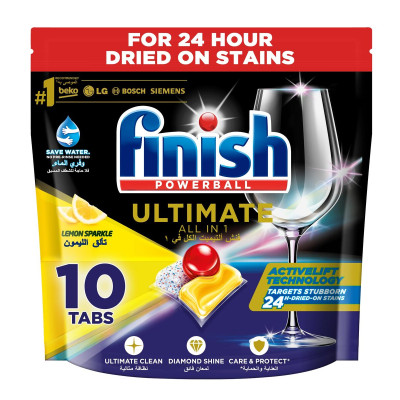 Finish Quantum Ultimate Dish Wash Tablets Pack of 10 Pieces