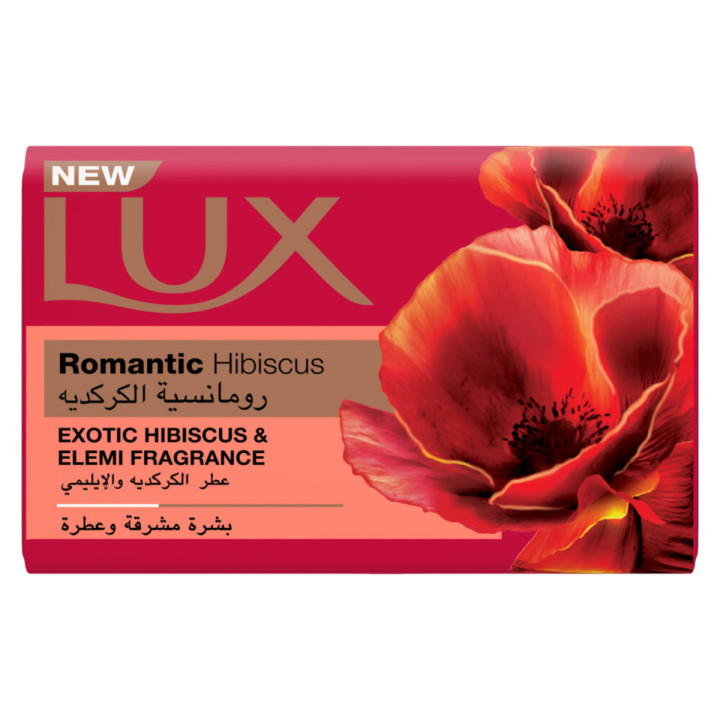 Lux Romantic Hibiscus Body Soap, 170 g