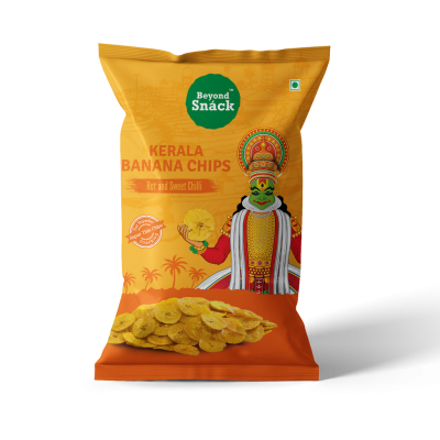 Beyond Snacks Hot And Sweet Chilli Banana Chips 55Gm