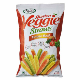 شرائح الطماطم والريحان بنكهة الخضار 120 جرام