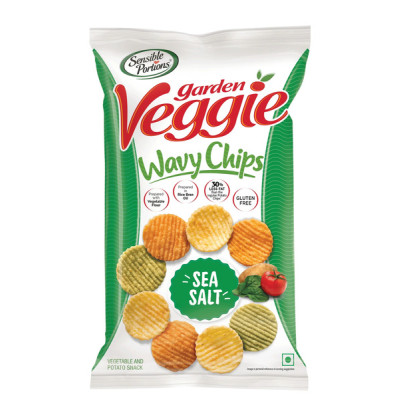 Sp Veggie Sea Salt Wavy Chips 120Gm