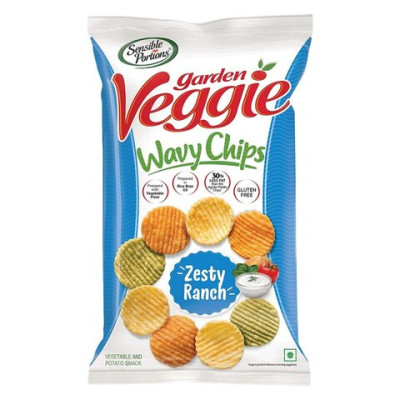 SP Veggie Zesty Ranch Wavy Chips 120Gm