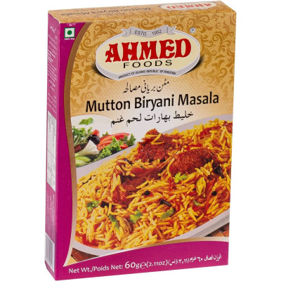 Ahmed Mutton Biryani Recipe Mix 60Gm