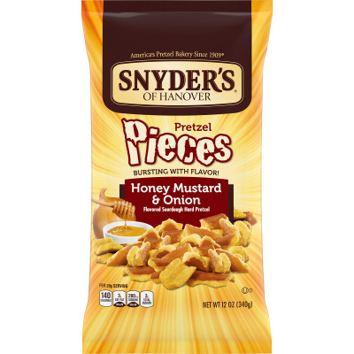 Snyders Honey Mustard and Onion Pretzel 318Gm