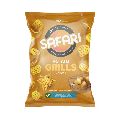 Safari Cheese Pufak Potato Grills 125Gm