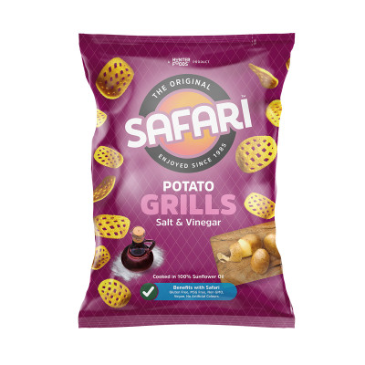 Safari Salt And Vinegar Pufak Potato Grills 125Gm