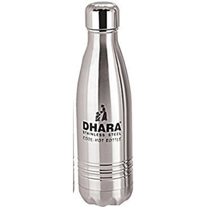 Dhara Stainless Steel Bottle, India, 350 ml, 1 pc