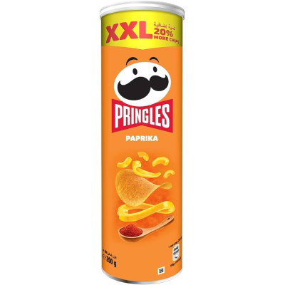 Pringles Hot Paprika Potato Chips 200Gm