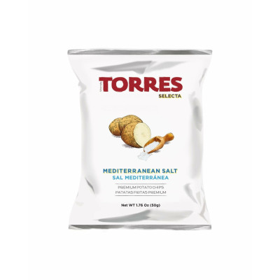 Torres Mediterranean Salt Potato Chips 50g