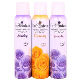 Enchanteur Assorted Perfumed Deodorant, 150 ml