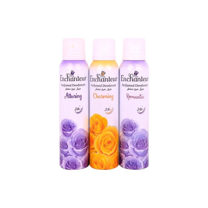 Enchanteur Assorted Perfumed Deodorant, 150 ml