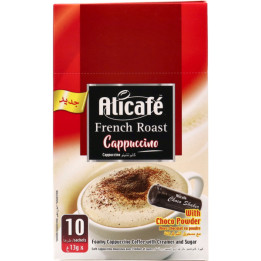 Ali Cafe French Roast Cappuccino with Choco Powder, 13 g