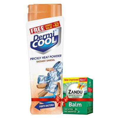 Dermicool Sandal Powder And Zandu Balm Combo 1Pc