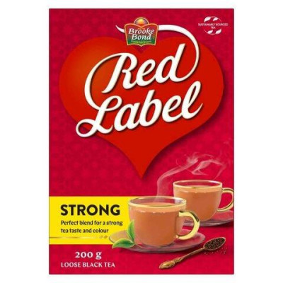 Brooke Bond Red Label Strong Loose Black Tea 200Gm