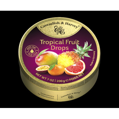 Cavendish Tropical Fruit Drops 200Gm