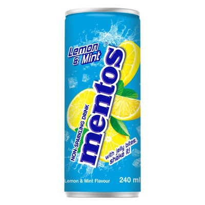 Mentos Lemon And Mint Soda 240Ml