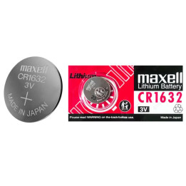 Maxell CR1632 3V Lithium Battery, 1 pc
