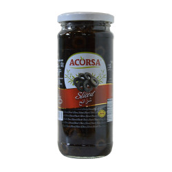 Acorsa Sliced Black Olive 470g