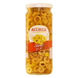 Acorsa Sliced Green Olive 470g