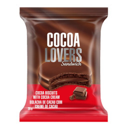 Cocoa Lovers Cocoa Sandwich Biscuits, 34 g