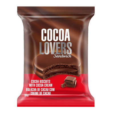 Cocoa Lovers Cocoa Sandwich Biscuit 34Gm