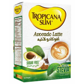 تروبيكانا سليم 6 كيسات مشروب خالي من السكر لاتيه أفوكادو مع ستيفيا 14 جرام