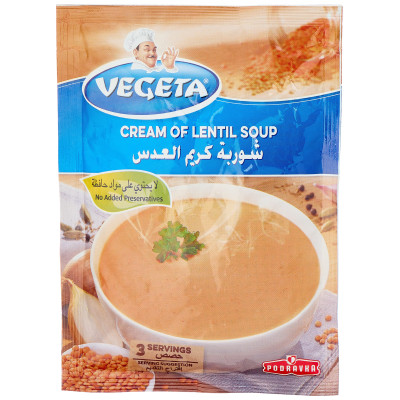 Vegeta Cream Of Lentil Soup 62Gms
