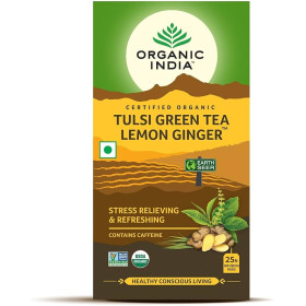 شاي أورغانيك إنديا ليمون جينجر تولسي 50 غرام
