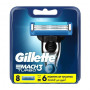 Gillette 8P Blades Mach3 Turbo Razor 1Pc