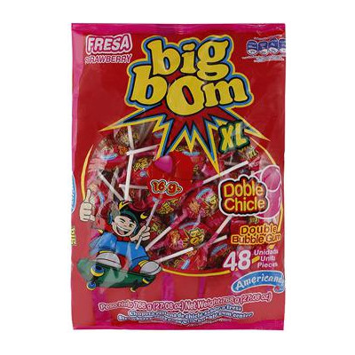Big Bom Xl Strawberry Lollipop 768Gm